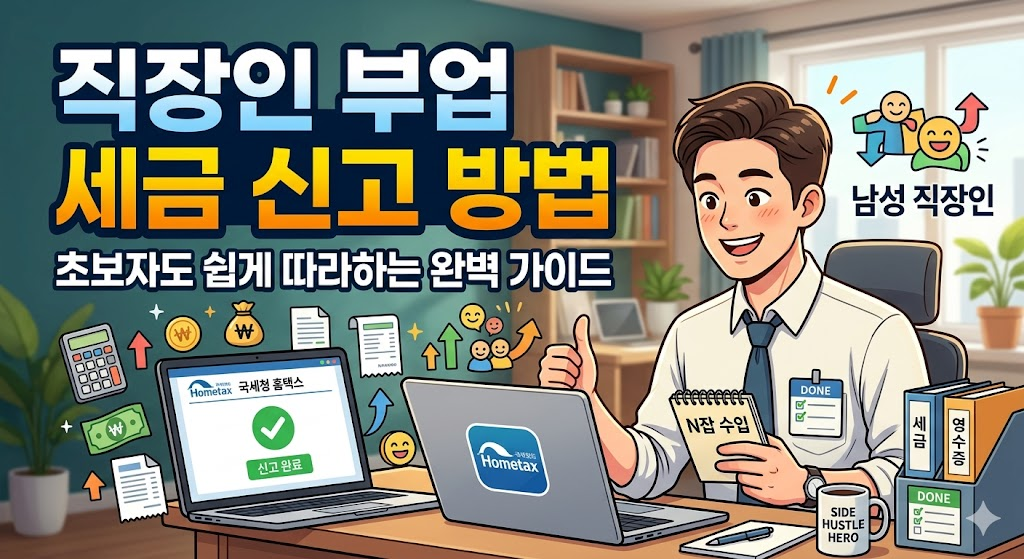 직장인 부업 세금 신고 방법