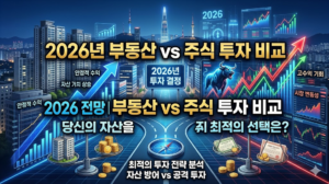 2026년 부동산 주식 투자 비교 2026 전망