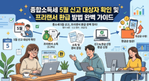 종합소득세 5월 신고 대상자 확인 및 프리랜서 환급 방법 완벽 가이드