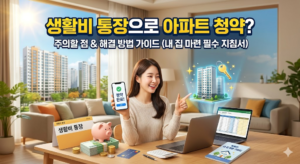 생활비 통장으로 아파트 청약