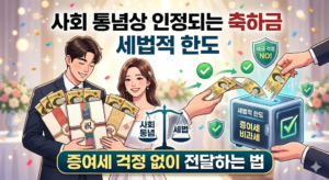 축하금 세법적 한도