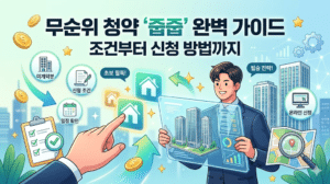 무순위 청약 줍줍 완벽 가이드! 조건부터 신청 방법까지