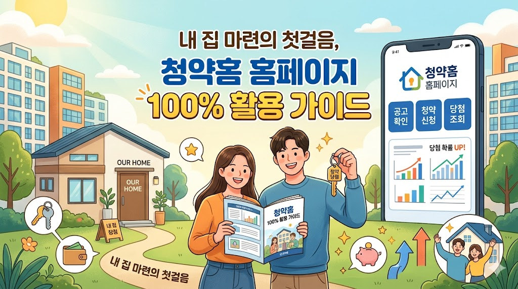 내 집 마련의 첫걸음, 청약홈 홈페이지 100% 활용 가이드