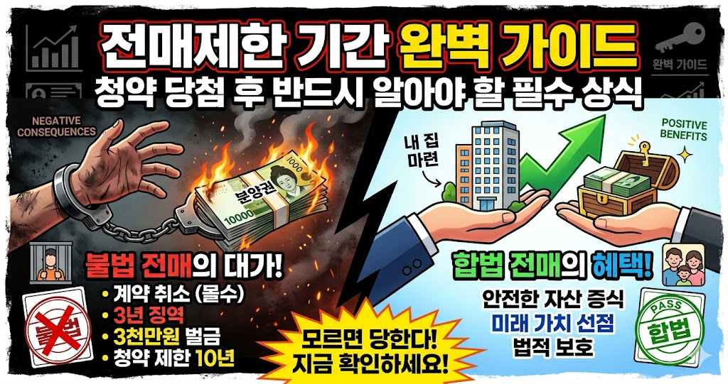 전매제한 기간 완벽 가이드: 청약 당첨 후 반드시 알아야 할 필수 상식