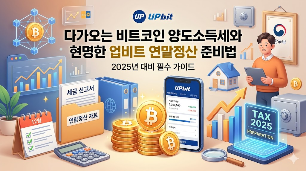 다가오는 비트코인 양도소득세와 현명한 업비트 연말정산 준비법